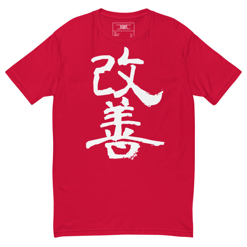 Kaizen Fitted Short Sleeve T-shirt -Red