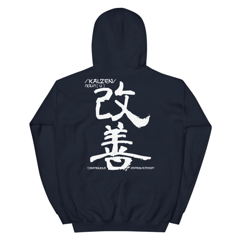 Kaizen Heavy Duty Men's Hoodie - Navy