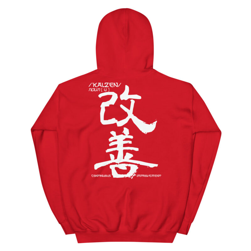 Kaizen Men's Heavy Duty Hoodie - Red